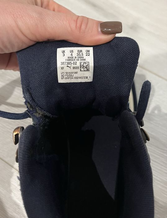 кросівки хайтопи Puma 35,5 р