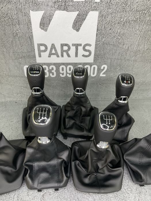 Ручка кпп з чохлом Шкода Октавія А5 Рапід Суперб рукоядка