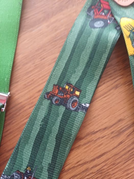 Szelki BRIMARC wstawka ze skóry