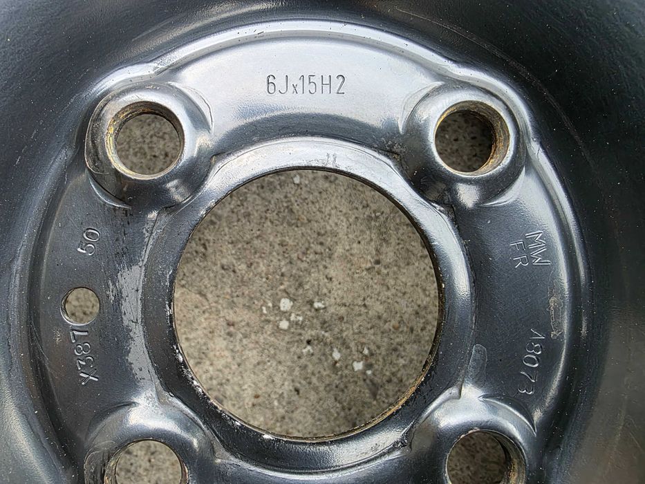 Oryginalne felgi stalowe RENAULT CLIO III 15" 4x100 6J ET 50 NISSAN MICRA