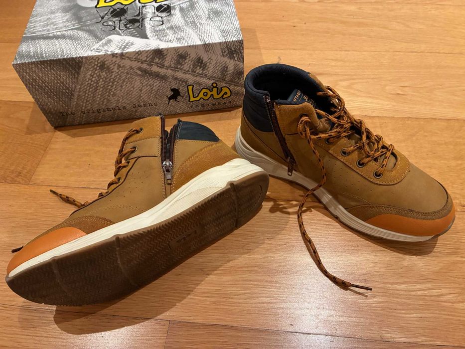 Bota Lois em Camel Nº 38- Novo