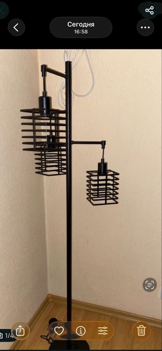 Продам торшер в стили лофт