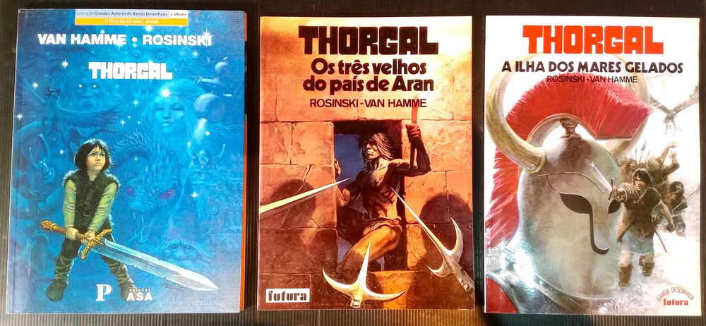 Lote 3x Livros BD Thorgal