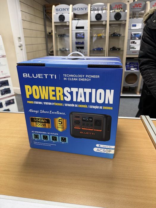 Bluetti AC50P – портативна зарядна станція 504Wh / 700W