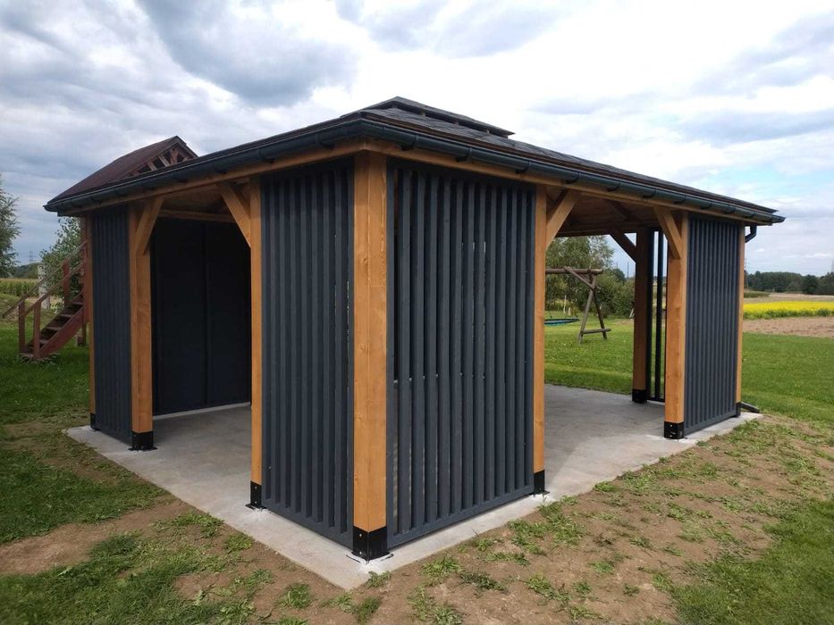 Altana ogrodowa Mewa 3x3m-Wykonujemy Altanki, Domki, Wiaty Samochodowe