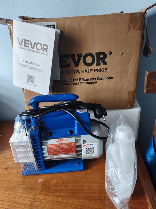 Bomba de vácuo 3cfm e 1/4 HP nova
