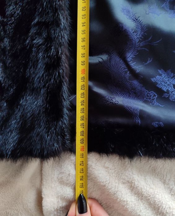 Шуба норкова  чорна