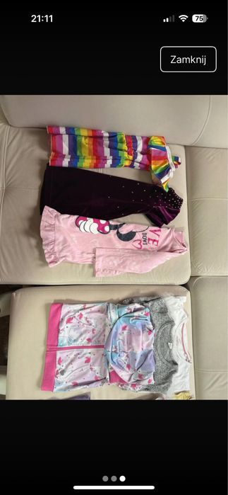 Paka ubrań dla dziewczynki, rozmiar 98