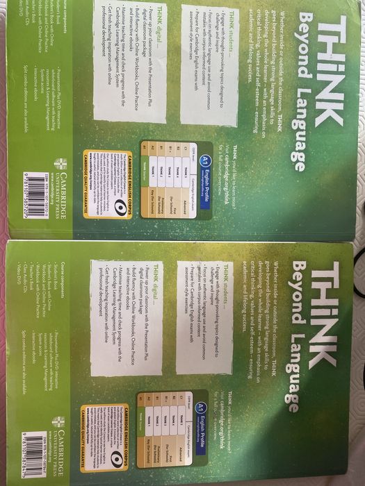 Manual e livro se actividades THINK A1 Cambridge