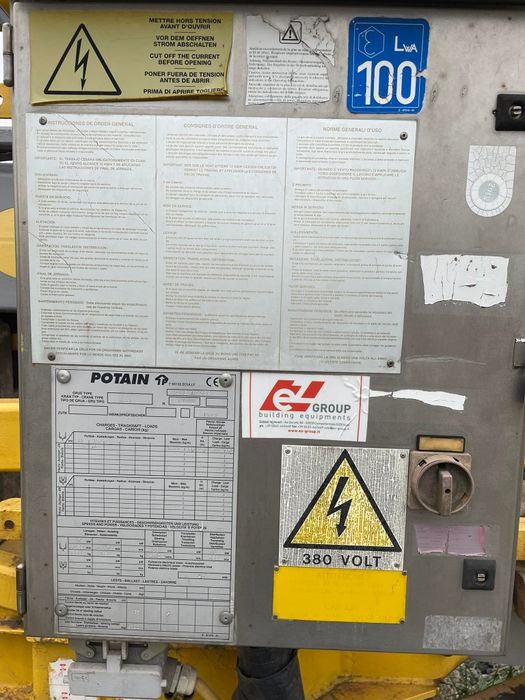 Potain HD 11 dźwig żuraw