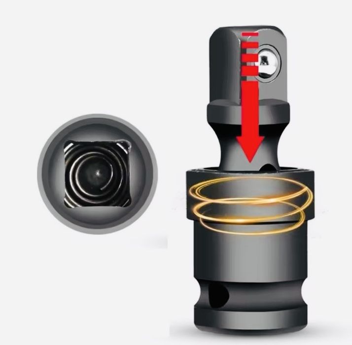 1/2-дюймовий перехідник карданчик поворотний ударний привід