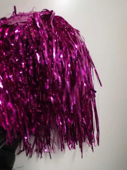 Przebranie , peruka , włosy różowe, lameta , karnawał