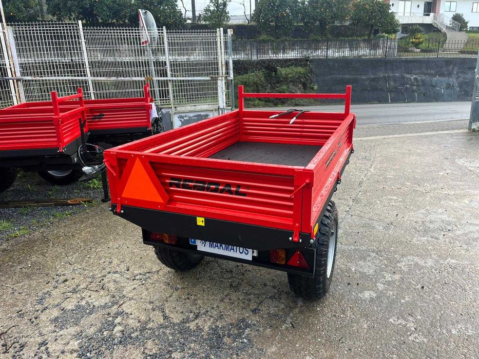 Reboque Agrícola 750kg mini-trator c/matricula