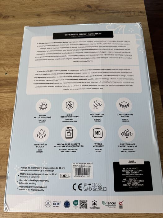 Ochraniacz na materac Tencel 140 x 200