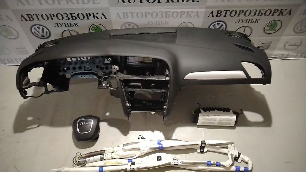 Комплект безопасности Audi A4 B8 ,торпеда торпедо Ауди А4 Б8