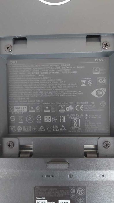 Monitor Dell P2722D27 cali