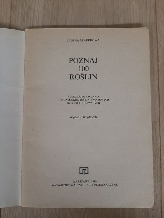 Poznaj 100 roślin - Janina Szaferowa