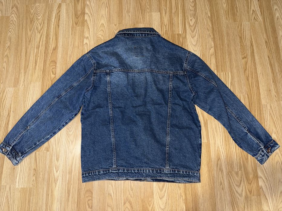 синій джинсовий жіночий піджак, розмір XL