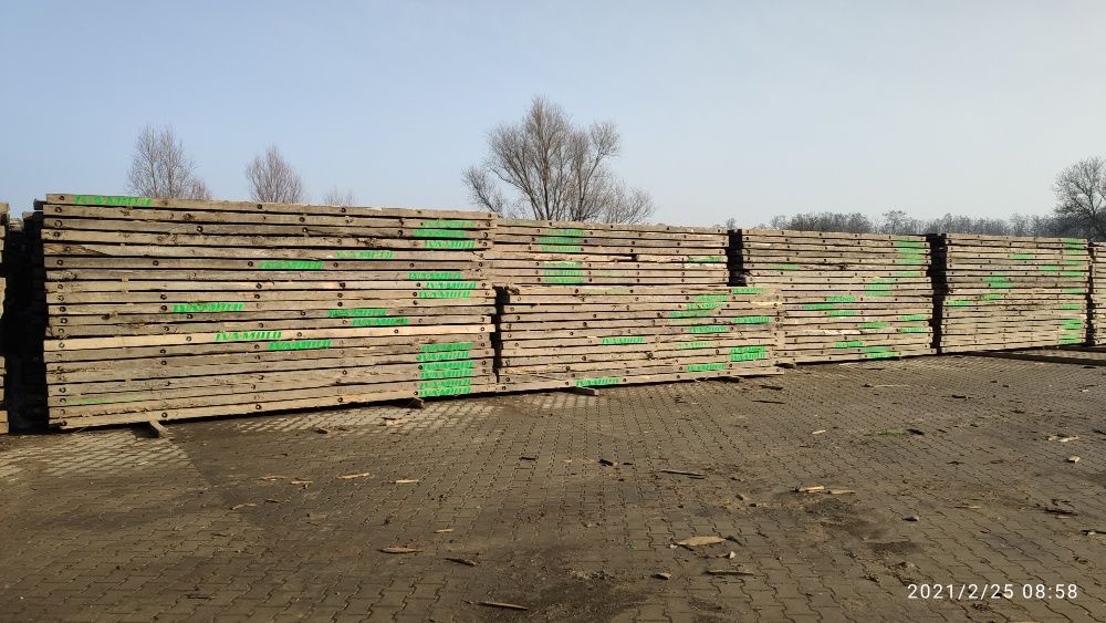 Drewniane Płyty Drogowe 500x100x10