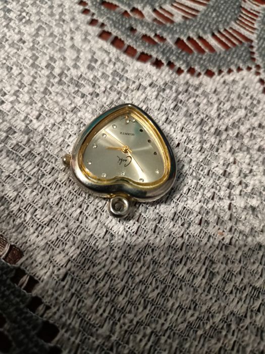 Zegarek Coudi serce wisiorek