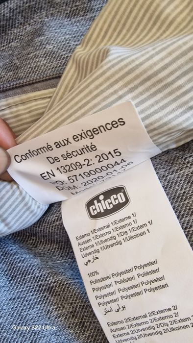 Saco para segurar bebé ao colo da Chico