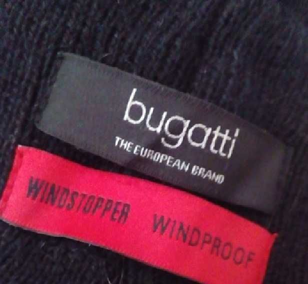 Бренд Bugatti Windproof Windstopper тёплая зимняя шапка с козырьком