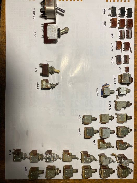 Тумблера,переключатели