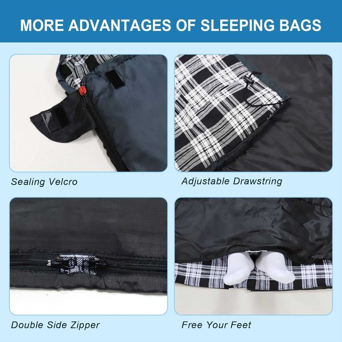 Cama de acampamento extra larga para adultos, resistente, em tecido Oxford 1200D, dobrável e portátil, com colchão.