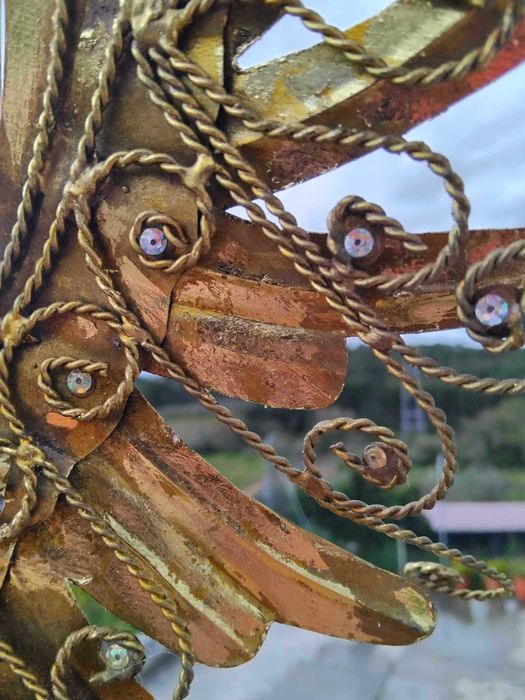 Peça decorativa Santa/Anjo Vintage