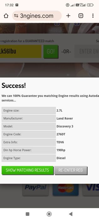 Двигун 276DT Range Rover Land Rover Discovery TDV6 2.7 tdi 190 кс