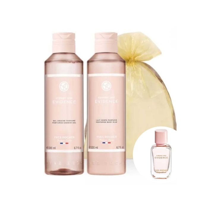 Набор Comme une Evidence Молочко, Гель + Миниатюра 5мл Эвиденс Ив Роше