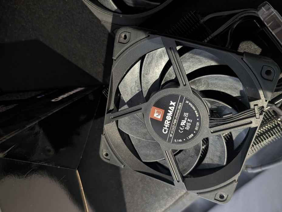 Кулер Noctua NH-U12A chromax.black | 170w TDP