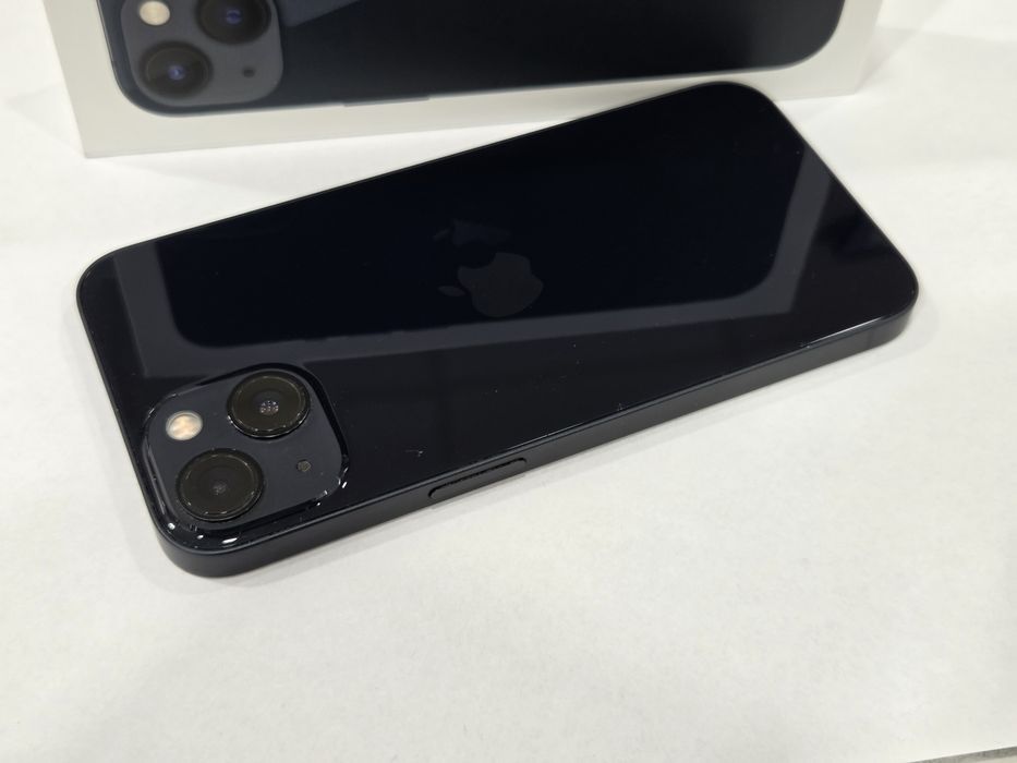Zadbany Telefon Apple Iphone 13 128GB Czarny Bateria 100% DZIERŻONIÓW