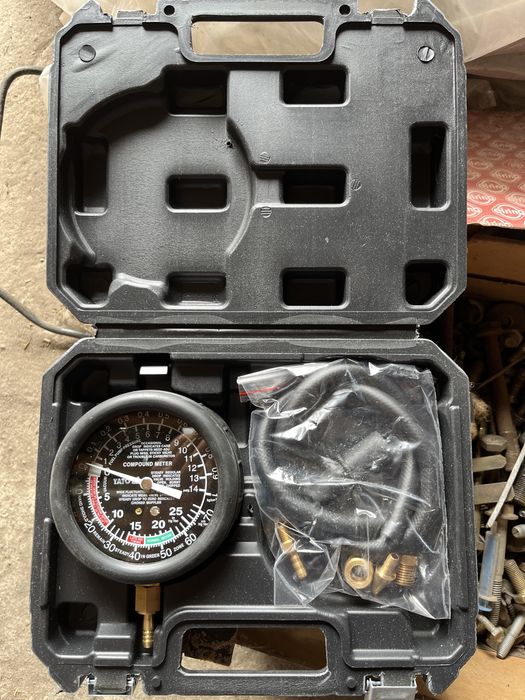 Wakuometr do pomiaru ciśnienia i podciśnienia Yato YT 73050