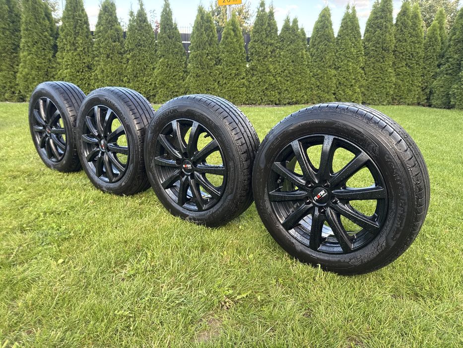 Alufelgi 5x112 15 66,6/57,1 Opony Hankook 185/60/15 rok 2021