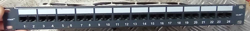 Патч-панель Ulan рама для набора 19" 1U 24 порти