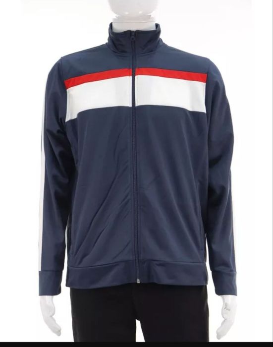 Ветровка ,куртка олимпийка ретро вечеринки поколение фест 80-е,90-е,2000-е винтаж,винтажная кофта синяя черная размер М