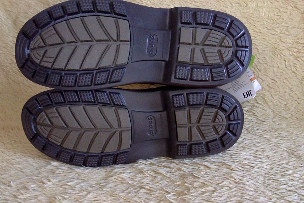 Sztyblety botki męskie skóra 42 Crocs M 9 wkładka ok.27,5 cm. nowe