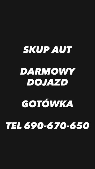 SKUP AUT. Kazda marka do 100 tys. Skup samochodów. Auto skup. Ruch