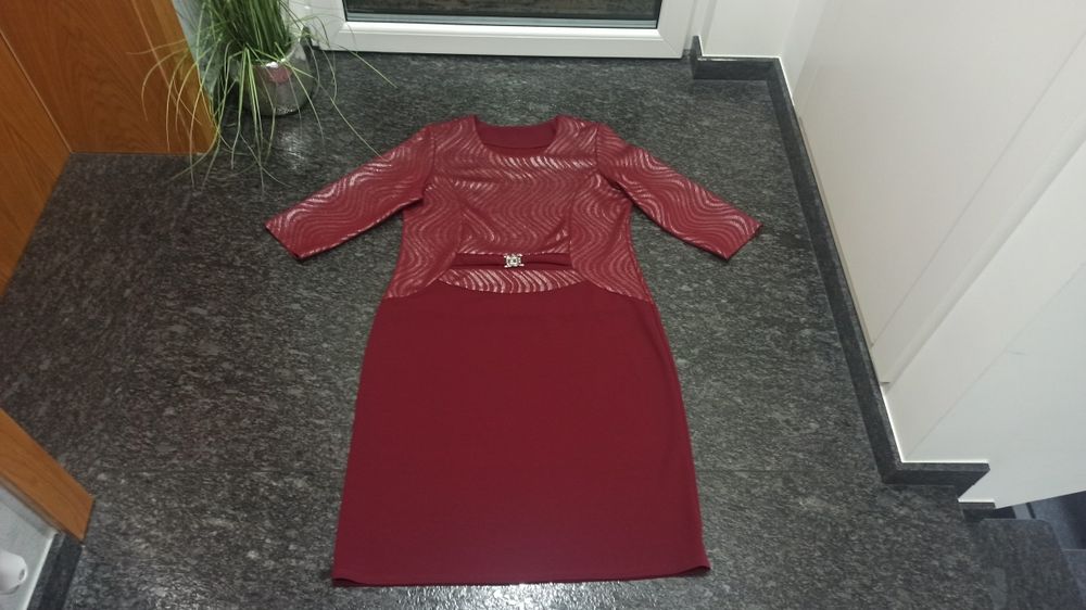 Sukienka bordowa rozmiar XL