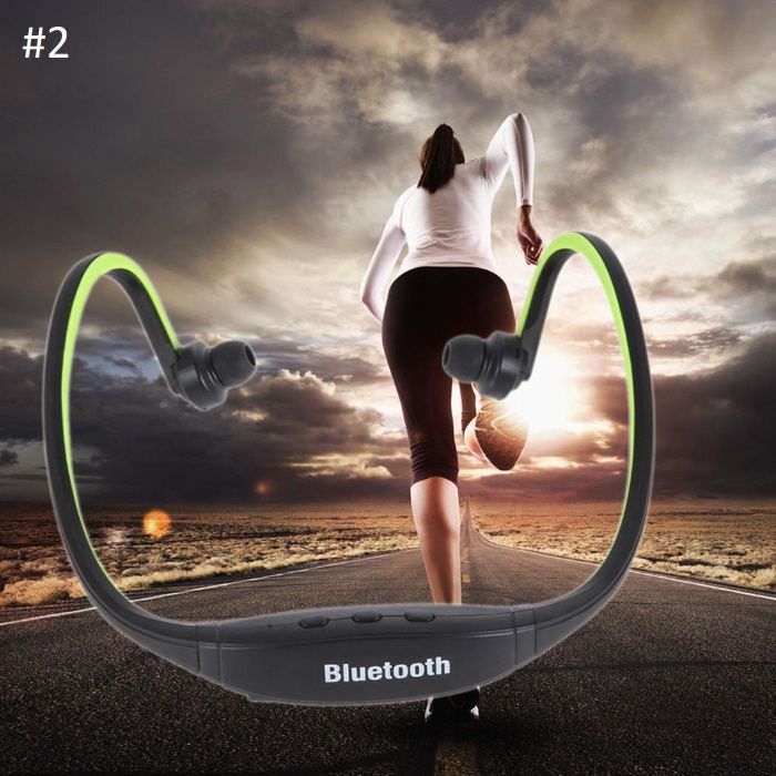 Earphone Headphone Headset Stereo Sport Bluetooth