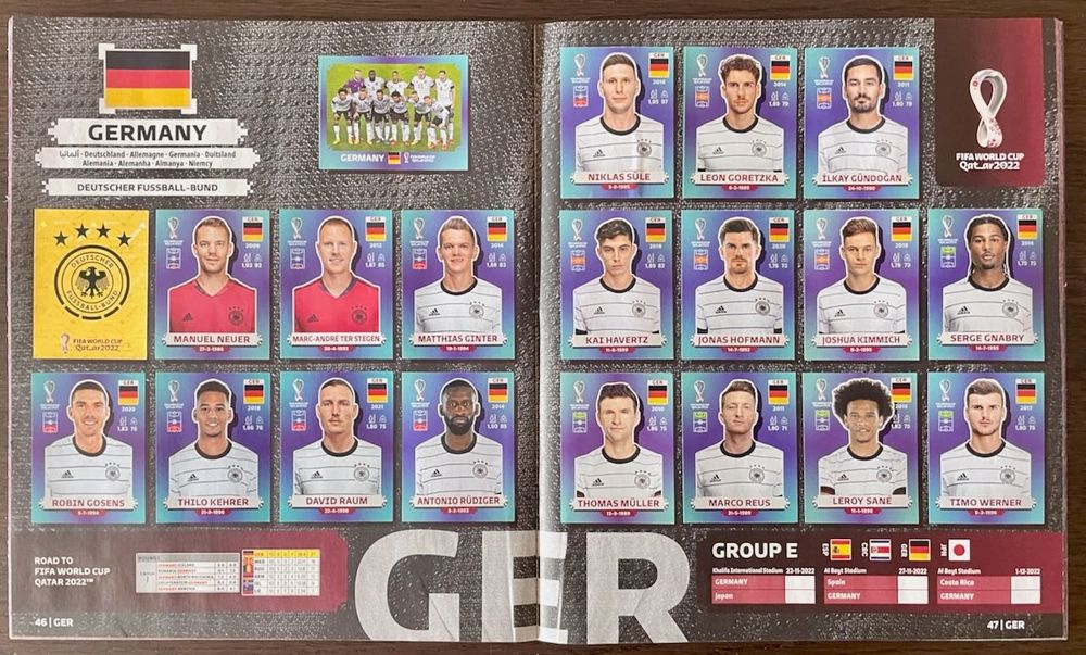 Caderneta de Cromos do Mundial do Qatar 2022