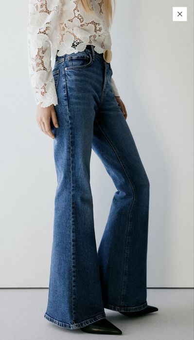 Джинси zara кльош