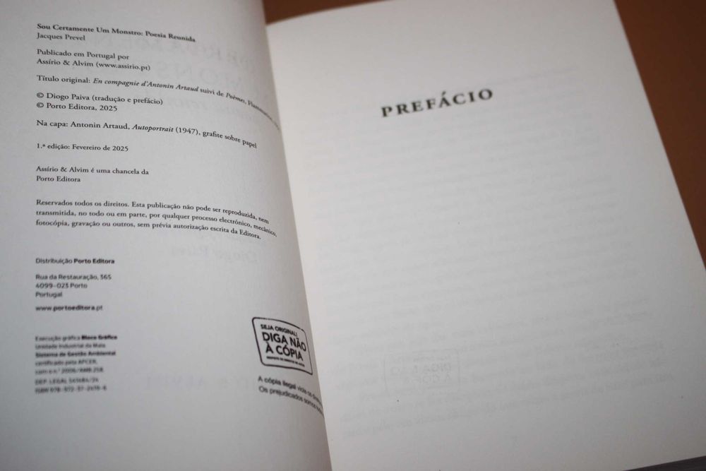 Sou Certamente um Monstro// Jacques Prevel