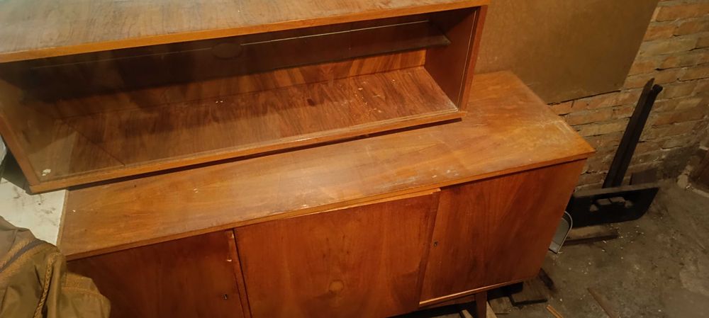 Komoda z nadstawką z prl