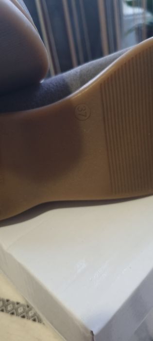 Лоферы серые замш