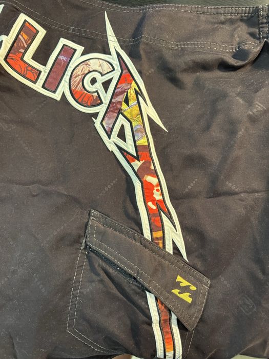 Shorts Billabong x Metallica 2008 Edição Limitada