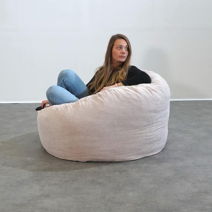 Puff Grande Confortavel + Apoio de pés