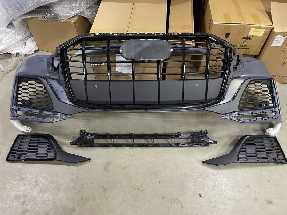 Бампер audu Q7 4M 2020-2023/бампер ауди кю 7 2020-