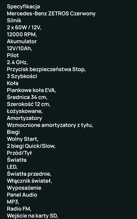 Autko  na akumulator